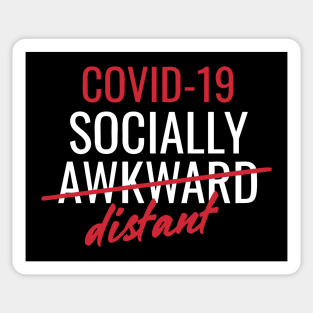 Covid socially distant Sticker